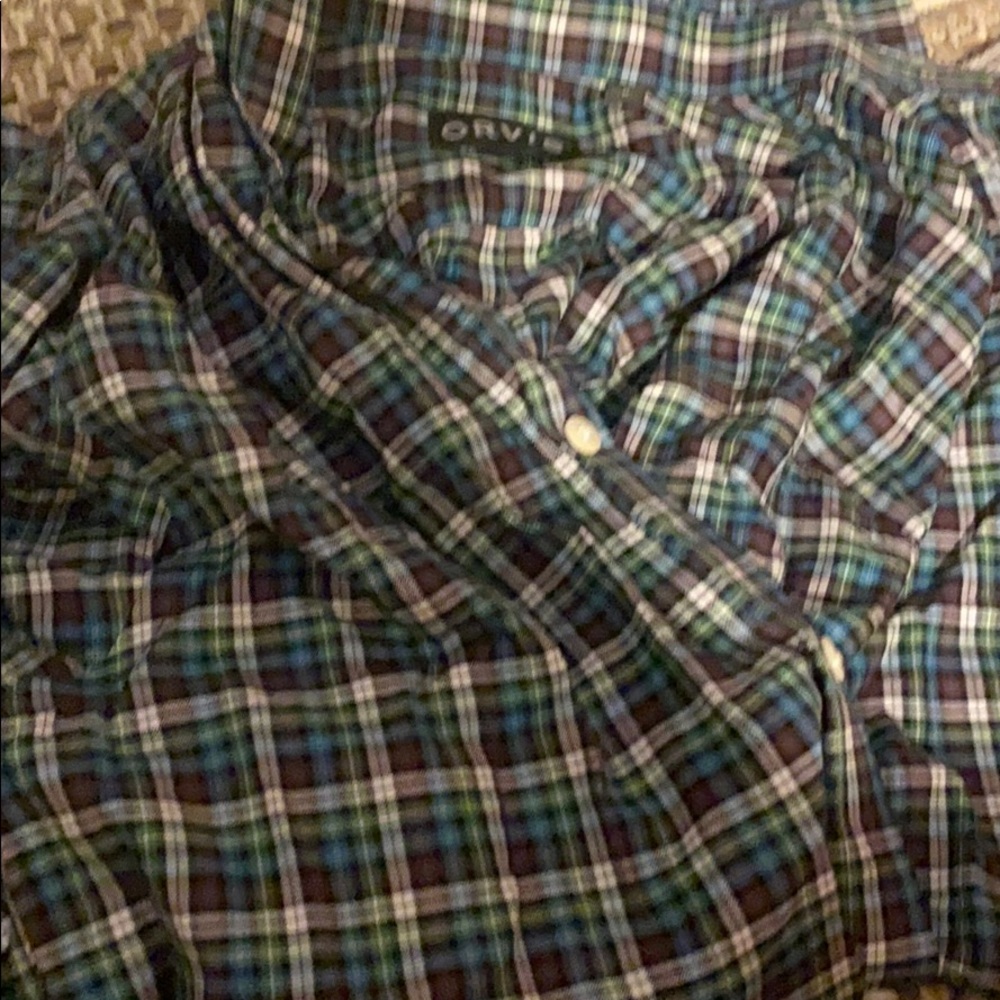 Orvis men’s button down shirt